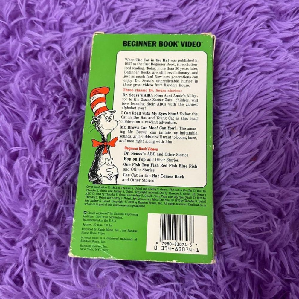 DR. SEUSS'S ABC VHS - Picture 2 of 3